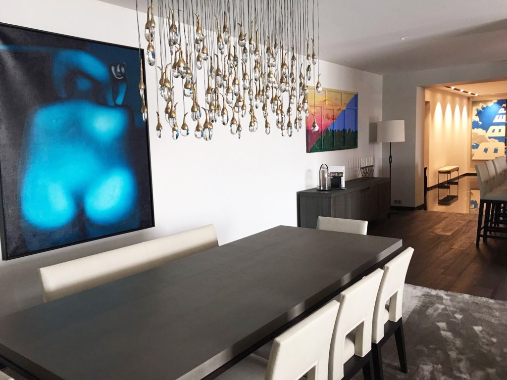 Bespoke furniture — dining room design project in Geneva